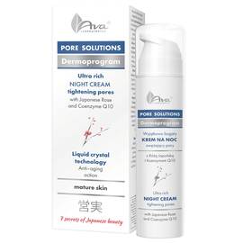 Pore Solutions - Ultra rich night cream - Crema de noapte hidratanta pentru pori dilatati - - Roveli