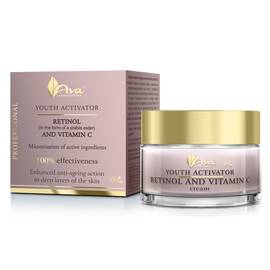 Youth Activator Cream Retinol and Vitamin C - Crema de fata anti-age cu Retinol si Vitamina C - - Roveli