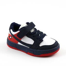 Pantofi sport pentru copii cu talpa usoara B10485-1-BLUE, Culoare (12): BLEUMARIN/ROSU, Marime (12): 27 - - Roveli