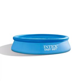 Piscina gonflabila Intex Easy Set, rotunda, cu pompa de filtrare inclusa, 3853 l, diametru 305 cm, inaltime 76 cm, PVC Super-Tough, debit pompa 1,3 mc/h, filtru tip H, pentru adulti si copii, montaj rapid, gradina, albastru - - Roveli