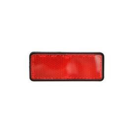 Dreptunghi reflectorizant cu adeziv rosu spate 90x32mm Cod:TR015 - - Roveli