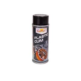 Spray vopsea cauciucata negru semi-lucios Champion profesional 400ml Cod: RAL9005 - - Roveli