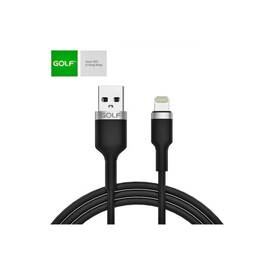 Cablu USB Lightning Fast Charge metalic impletit 2.4A 1m negru Cod: GC-71i - - Roveli