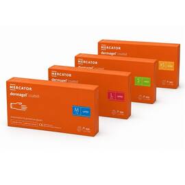Manusi examinare Latex, nepudrate, Dermagel - - Roveli