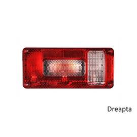 Lampa spate remorca 12V cu becuri stop, semnalizare, pozitie, numar, ceata sau mers inapoi Cod: TR005 - - Roveli