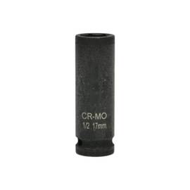 Cheie tubulara de impact lunga 17 mm 78 mm prindere 1/2 inch Cr-Mo Cod: BK90136 - - Roveli
