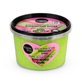 Scrub de corp Organic Shop cu capsuni si menta 250 ml - - Roveli