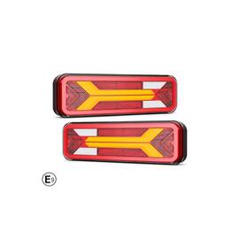 Lampi LED spate multifunctionale universale 12-36V semnalizare dinamica 5 functii set 2 bucati  Cod: ST0750 - - Roveli