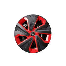 Set 4 capace roti Evo culoare negru rosu 15  inch Cod: WK2-1RD-15 - - Roveli