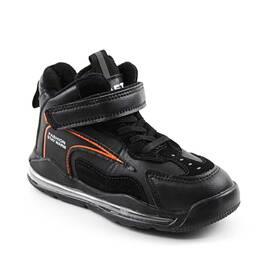 Ghete sport pentru copii , captusite , talpa cu leduri A30437-BLACK, Culoare (12): Negru, Marime (12): 22 - - Roveli