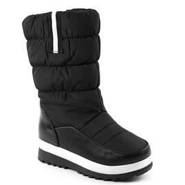 Cizme de dama , tip apreski , imblanite  MM704-BLACK, Culoare (12): Negru, Marime (12): 38* - - Roveli