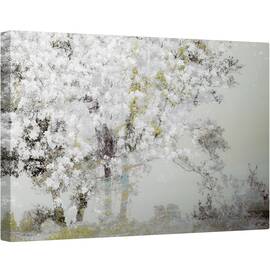 Tablou canvas - Primavara, Inflorire, Pictor, Ilustratie, Copac, 80 x 120 cm - - Roveli
