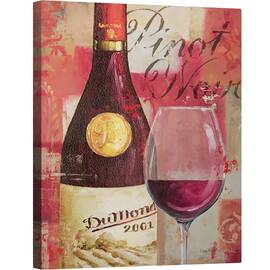 Tablou canvas - Vin abstract I, 40 x 50 cm - - Roveli
