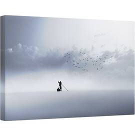 Tablou canvas - Calea de Intoarcere, Vis, Visator, Barca, Rand, Vasla, 60 x 90 cm - - Roveli