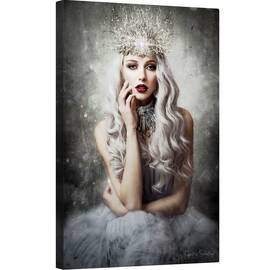 Tablou canvas - Printesa de Gheata, Portret, Regina de Gheata, Inghet, Inghetat, 80 x 120 cm - - Roveli