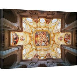 Tablou canvas - Real, Madrid, Arhitectura, Spania, Oras, Europa, Calatorie, 80 x 120 cm - - Roveli
