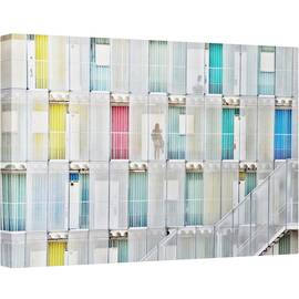 Tablou canvas - Coleg de Camera, Barbat, Femeie, Apartament, Japonia, Asiatic, Arhitectura, 40 x 60 cm - - Roveli