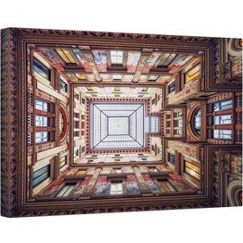 Tablou canvas - Galleria Sciarra, Roma, Roma, Italia, Galerie, Sciarra, Arhitectura, 60 x 90 cm - - Roveli