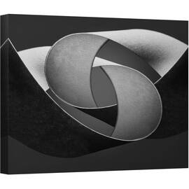 Tablou canvas - Intortocheat, Hartie, Film, Intortocheata, Germania, Forme, Alb-Negru, 60 x 80 cm - - Roveli
