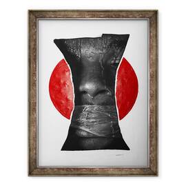 Tablou inramat - Ken Nwadiogbu - A fost o voce, 60 x 80 cm - - Roveli
