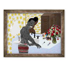 Tablou inramat - Osinachi - Fara cafea in dimineata asta, 60 x 80 cm - - Roveli