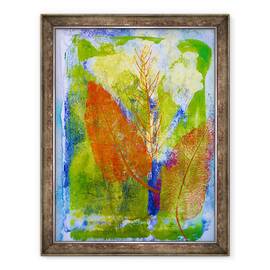 Tablou inramat - Sarah Thompson-Engels - Frunze portocalii, 60 x 80 cm - - Roveli