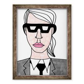 Tablou inramat - Daisy de Villeneuve - Karl Lagerfeld, 60 x 80 cm - - Roveli
