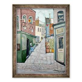 Tablou inramat - Deborah Eve Alastra - Pub bantuit Hampstead, 60 x 80 cm - - Roveli