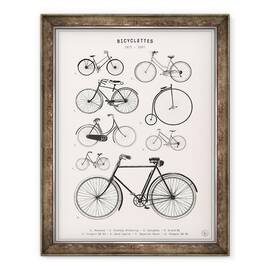 Tablou inramat - Florent Bodart - Biciclete, 60 x 80 cm - - Roveli