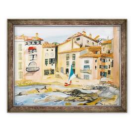 Tablou inramat - Joan Thewsey - Saint-Tropez, golful, 60 x 80 cm - - Roveli