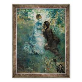 Tablou inramat - Pierre Auguste Renoir - indragostitii, 60 x 80 cm - - Roveli