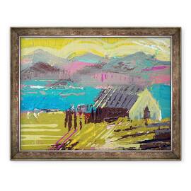 Tablou inramat - Sara Hayward - Retreat Iona I, 60 x 80 cm - - Roveli