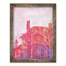 Tablou inramat - Sol Jeong - Biblioteca Kinston, 60 x 80 cm - - Roveli