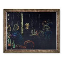 Tablou inramat - Vincent Alexander Booth - Audienta in clubul Londrei, 2009, 60 x 80 cm - - Roveli