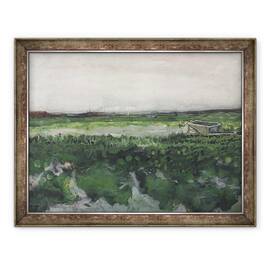 Tablou inramat - Vincent van Gogh - Peisaj cu roaba, 60 x 80 cm - - Roveli