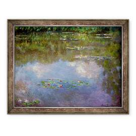 Tablou inramat - Claude Monet - Nuferi, norul, 60 x 80 cm - - Roveli
