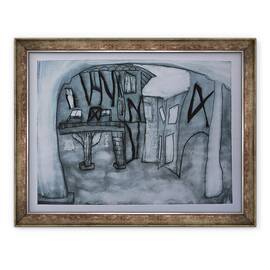 Tablou inramat - Cosima Duggal - Castlenau de Montmirral, 60 x 80 cm - - Roveli