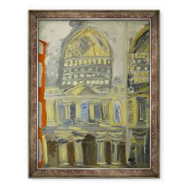 Tablou inramat - Cosima Duggal - Catedrala Sf. Pavel reflectata, 60 x 80 cm - - Roveli