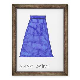 Tablou inramat - Daisy de Villeneuve - Fusta lunga, 60 x 80 cm - - Roveli