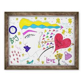 Tablou inramat - Daisy de Villeneuve - Sparks Fly, 60 x 80 cm - - Roveli