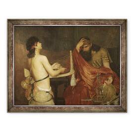 Tablou inramat - Ernst Josephson - David si Saul, 60 x 80 cm - - Roveli
