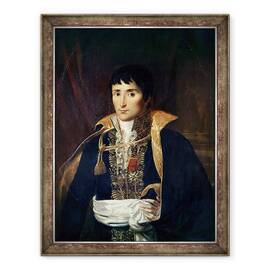 Tablou inramat - Francois Rivoire - Portretul lui Lucien Bonaparte 1775 - 1840 - Pictura de Napoleon Rivoire, 60 x 80 cm - - Roveli