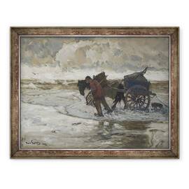 Tablou inramat - Hans von Bartels - La Dune, 60 x 80 cm - - Roveli