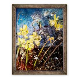 Tablou inramat - jocasta shakespeare - narcise salbatice, 60 x 80 cm - - Roveli