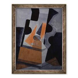 Tablou inramat - Juan Gris - Chitara Natura moarta cu chitara, 60 x 80 cm - - Roveli