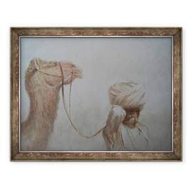 Tablou inramat - Lincoln Seligman - Omul de conducere Camel, 60 x 80 cm - - Roveli