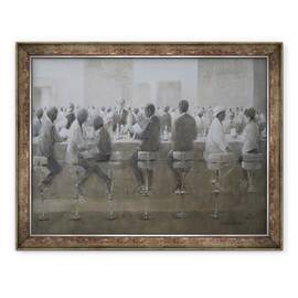 Tablou inramat - Lincoln Seligman - pranz, 60 x 80 cm - - Roveli
