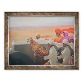 Tablou inramat - Lincoln Seligman - Vanatoare, 60 x 80 cm - - Roveli