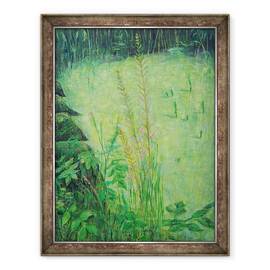 Tablou inramat - Ruth Addinall - Studiu in verde, 60 x 80 cm - - Roveli