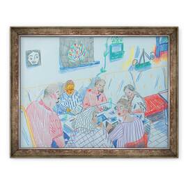 Tablou inramat - Sol Jeong - Club de desen, 60 x 80 cm - - Roveli